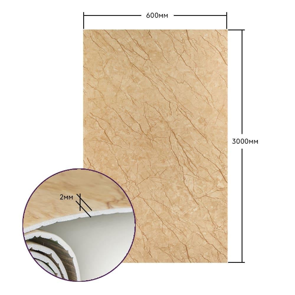 Плитка самоклеящаяся стеновая PET SW-00001692 в рулоне 600х3000х2 мм - фото 3 Плитка самоклеящаяся стеновая PET SW-00001692 в рулоне 600х3000х2 мм - фото 3