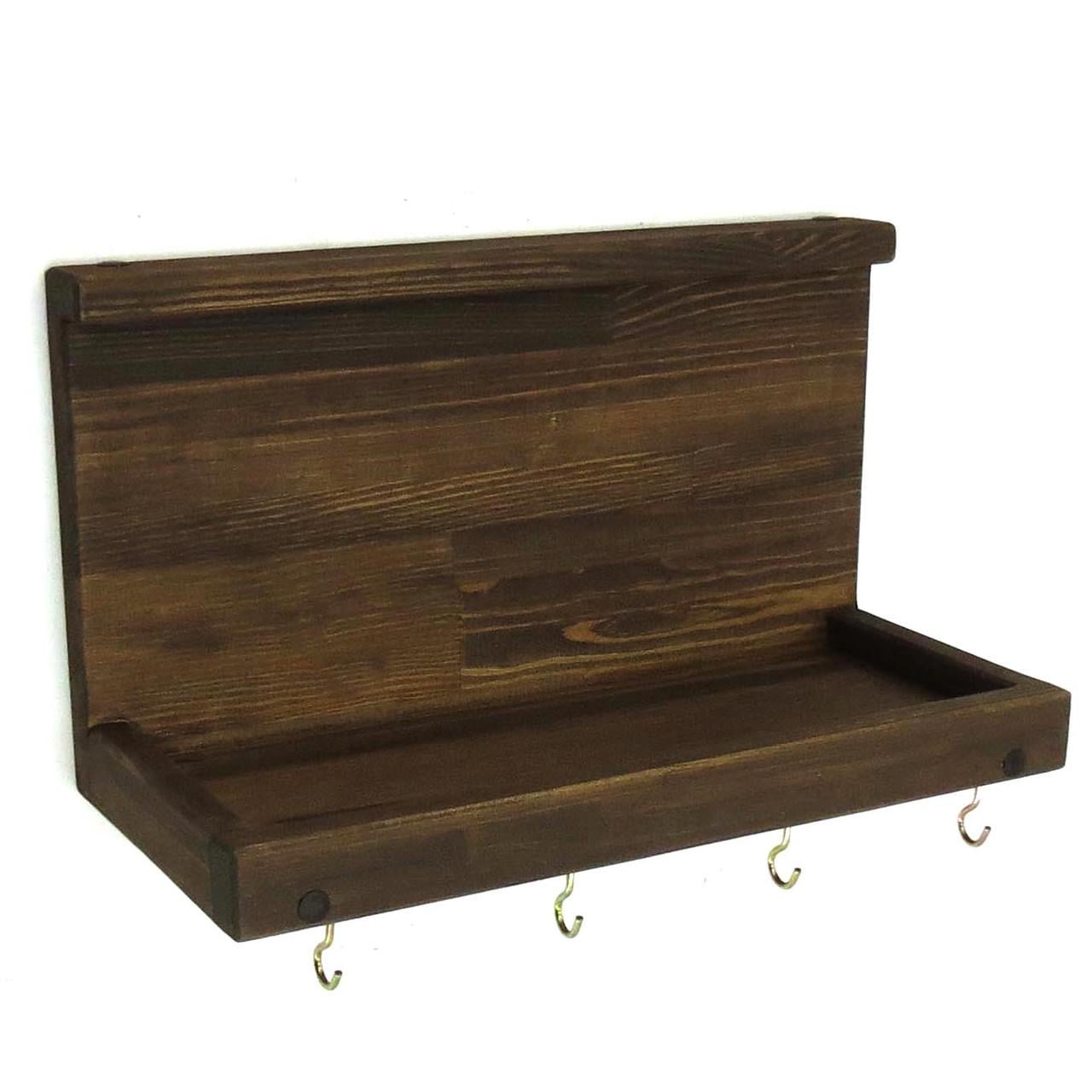 Полка для кружек из дерева Горис Капучино (СДК-001609)