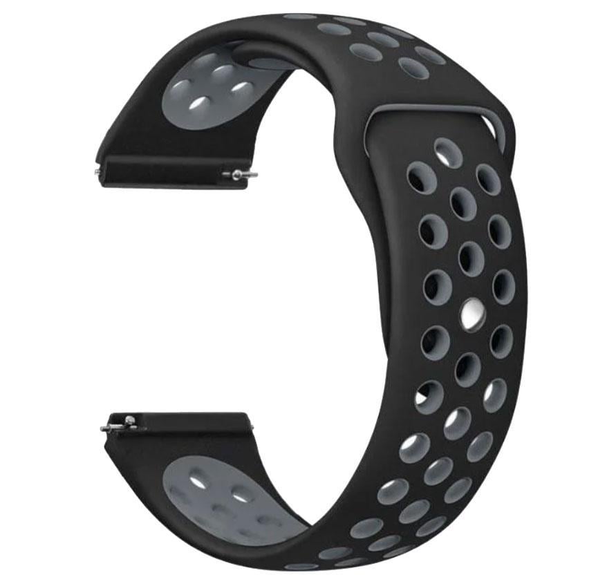 Силиконовый ремешок Primolux Sport для фитнес-браслета Xiaomi Mi Smart Band 5 Black (1274940242)