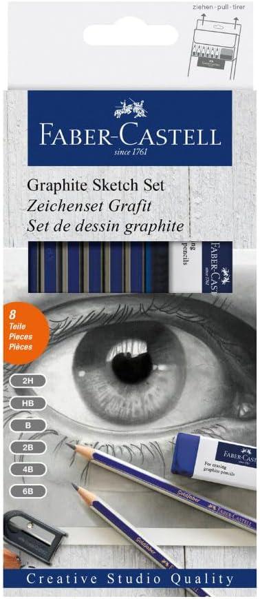 Набор чернографитных карандашей Faber-Castell резинка/точилка картонный пенал 6 шт. (114 000) Набор чернографитных карандашей Faber-Castell резинка/точилка картонный пенал 6 шт. (114 000)