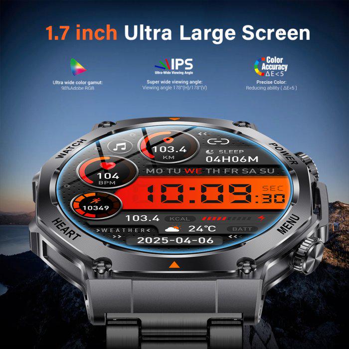 Смарт-годинник UWatch Smart Mevaden Ultra Black Steel з ремінцями 2 шт. (2043) - фото 18 Смарт-годинник UWatch Smart Mevaden Ultra Black Steel з ремінцями 2 шт. (2043) - фото 18