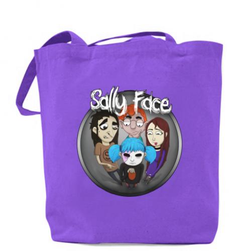 Шопер Sally face soundtrack 41х37 см Фиолетовый (2901001-15-86045)