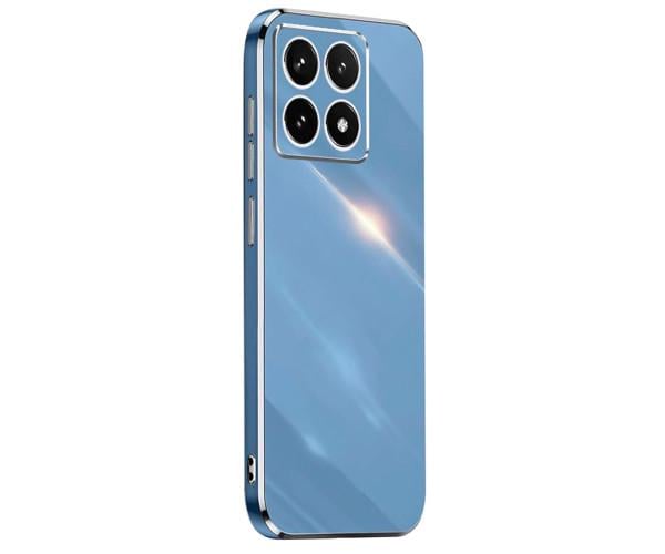 Чохол накладка Silicone Adds 6D для Xiaomi 14T Pro Синій