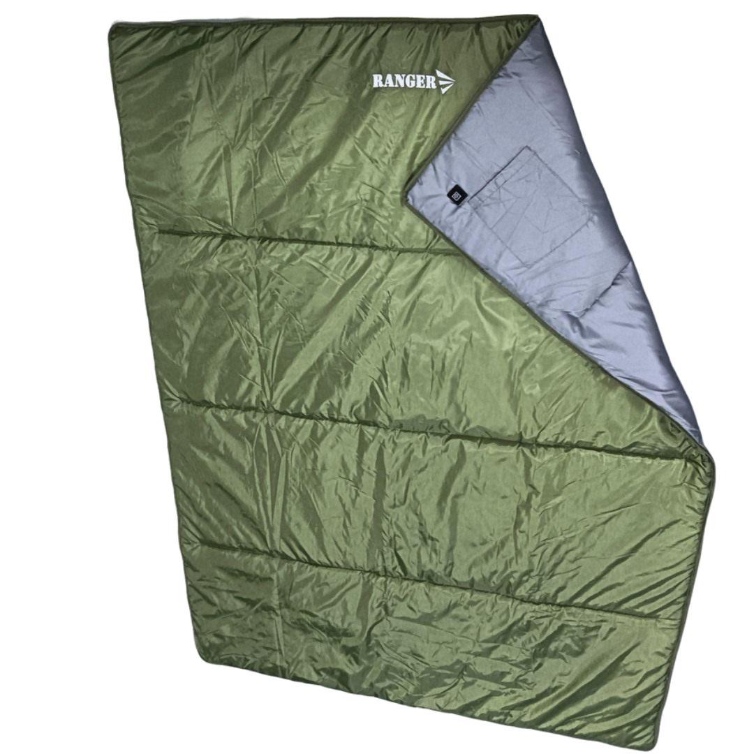 Ковдра з підігрівом від USB Ranger USB 190 190х150 см Grey/Green (RA6664) - фото 4