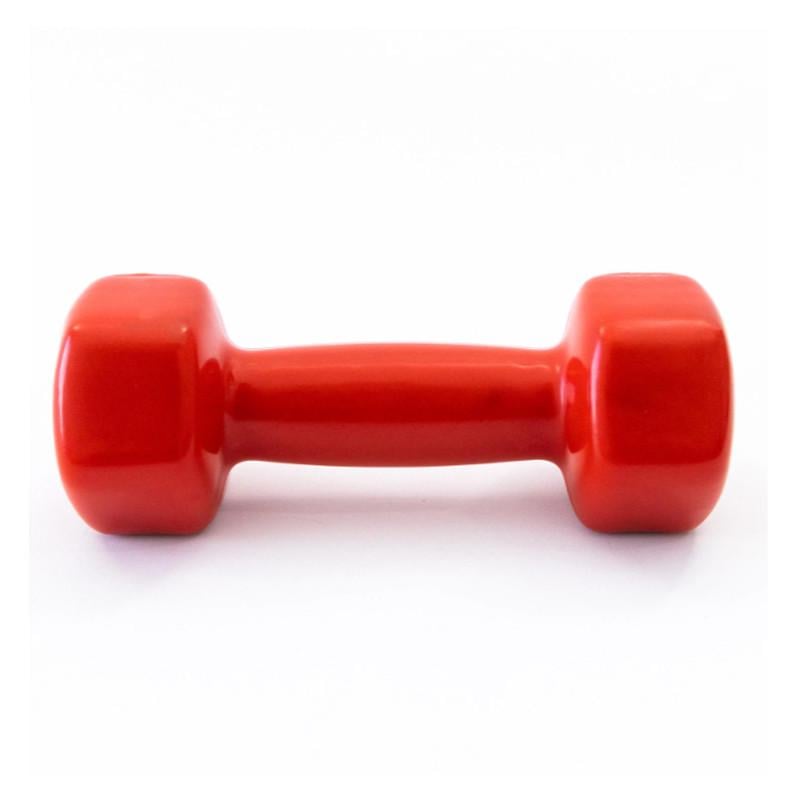 Гантель із вініловим покриттям Feel Fit 1 шт. 3 кг Червоний - фото 2 Гантель із вініловим покриттям Feel Fit 1 шт. 3 кг Червоний - фото 2