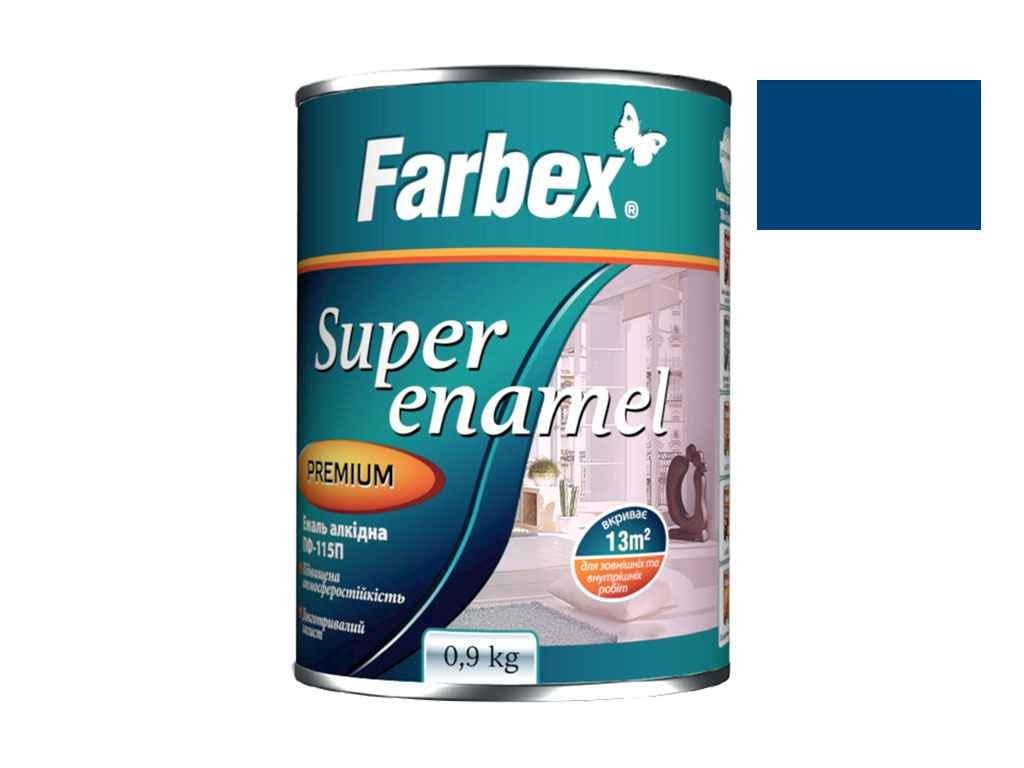 Эмаль алкидная ПФ-115 Farbex 0,9 кг Синий (483835)