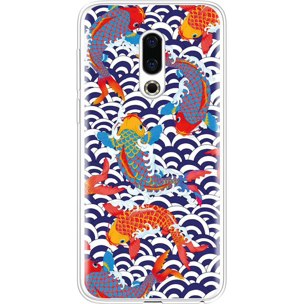 Чехол BoxFace Meizu 16 TH Koi Fish Прозрачный силикон (35817-up2477-35817)