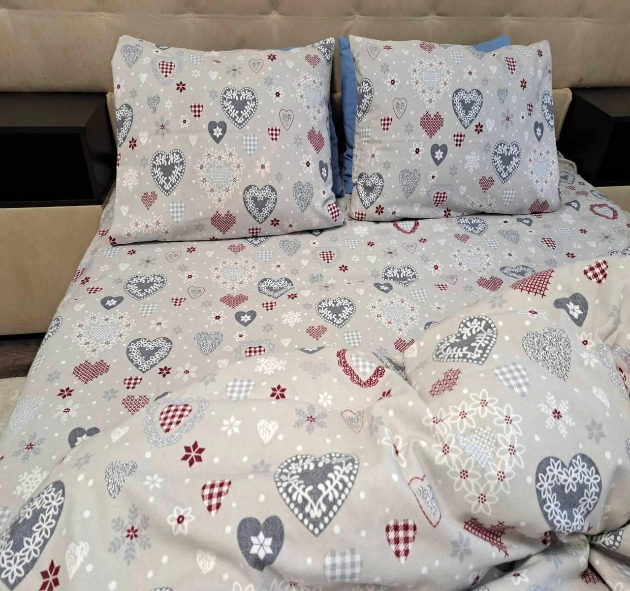 Комплект постільної білизни Kuchmaki Fondness фланель 145х215 (000001 7)