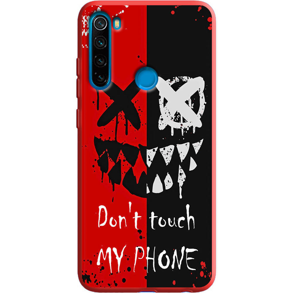 Чехол BoxFace Xiaomi Redmi Note 8 Bad Smile Красный силикон (38214-up2468-38683)