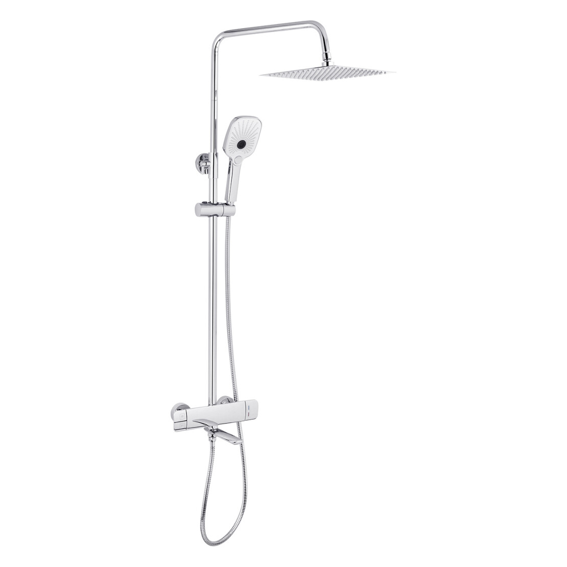 Душевая система Kroner KRP Makon C063 ручная лейка 3 режима Хром (CV033860)