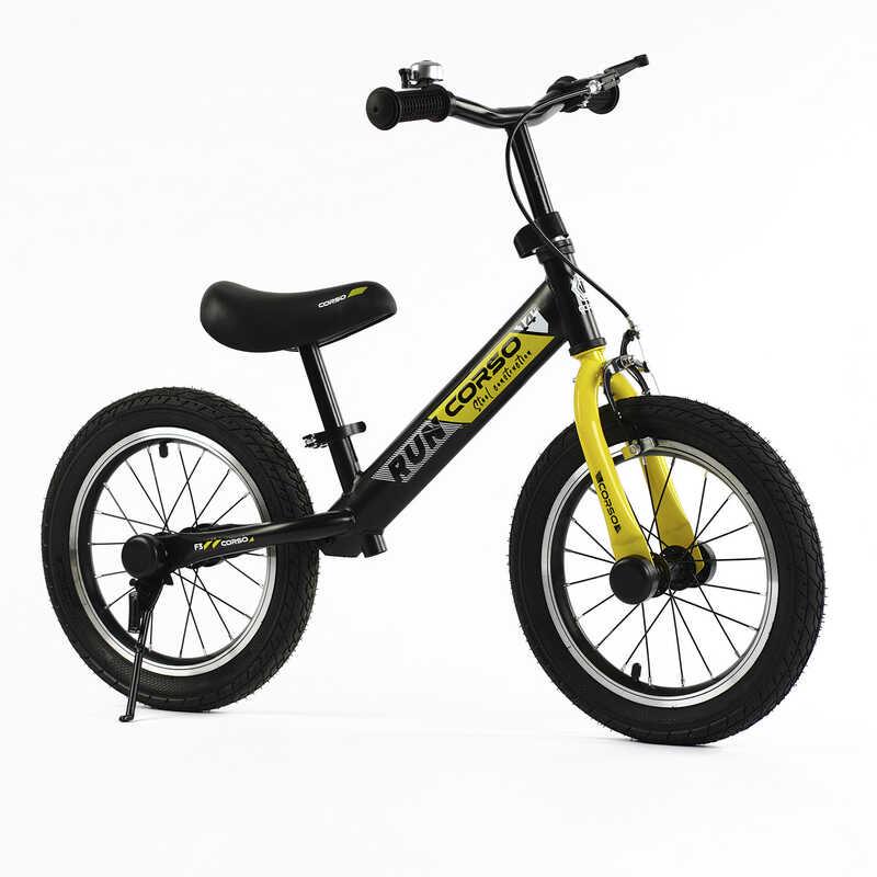 Біговел Corso RJ-48562 14" сталева рама ручне переднє гальмо (126415)