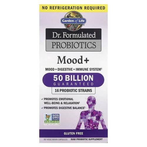 Пробиотики и пребиотики Garden of Life Probiotics Mood+ 60 капс. (GOL-12004)