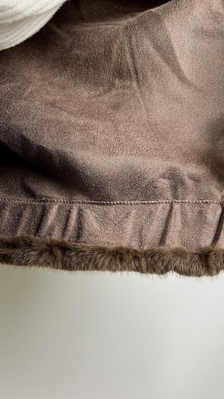 Шуба женская из эко-меха 88066-02 M Шоколадный - фото 6 Шуба женская из эко-меха 88066-02 M Шоколадный - фото 6