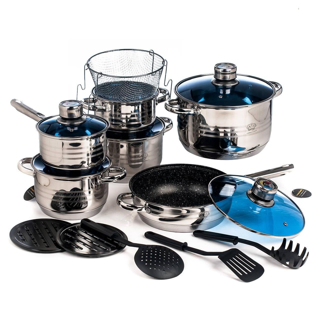 Набор посуды German family 18 пр. (GF-2054) Набор посуды German family 18 пр. (GF-2054)