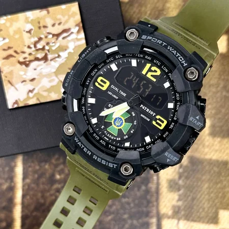 Наручные часы Patriot 003AGDPS ДПС с коробкой Зеленый - фото 5