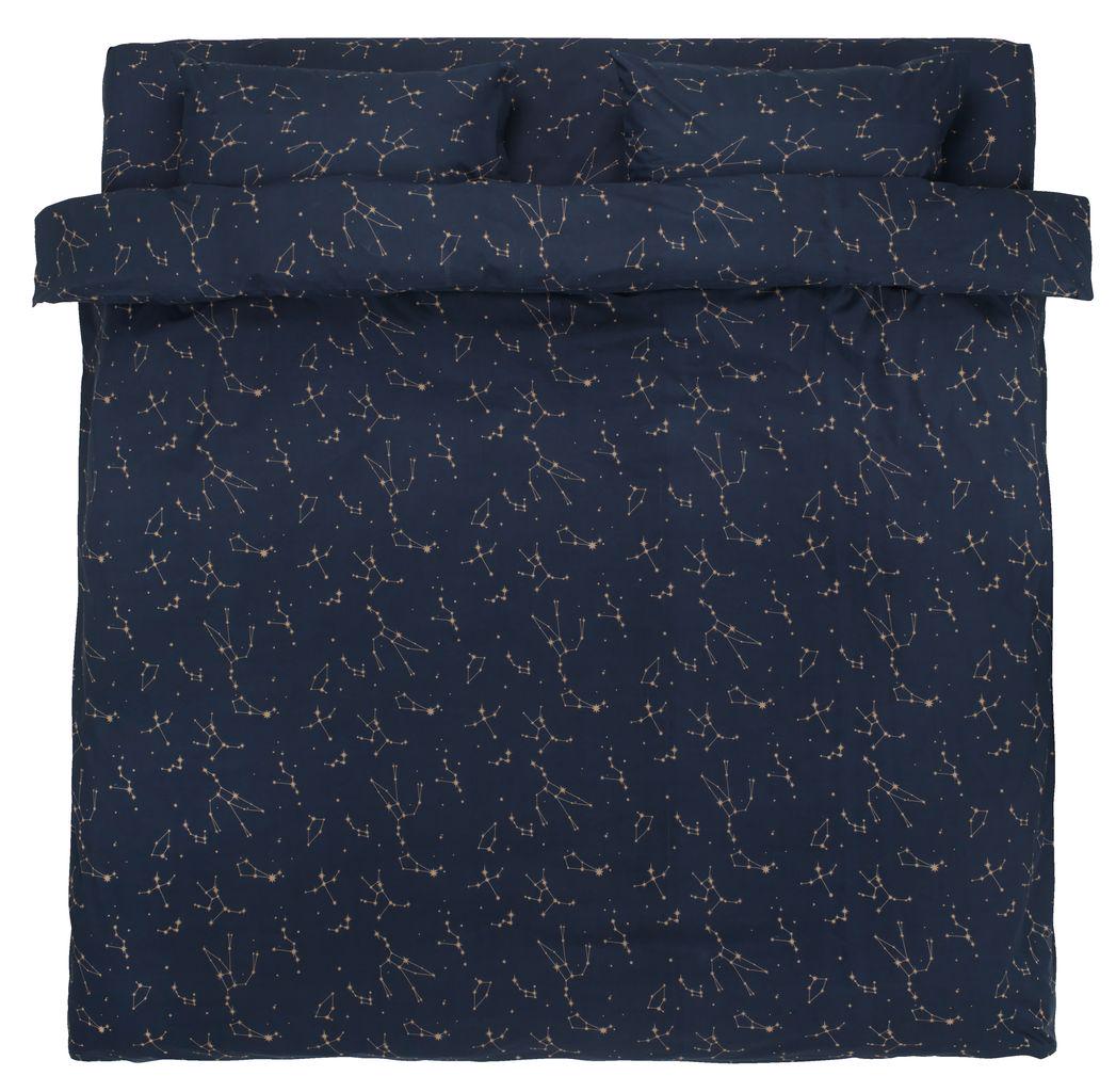 Комплект постельного белья пододеяльник 200х220 наволочка 50х75 см 2 шт. Синий