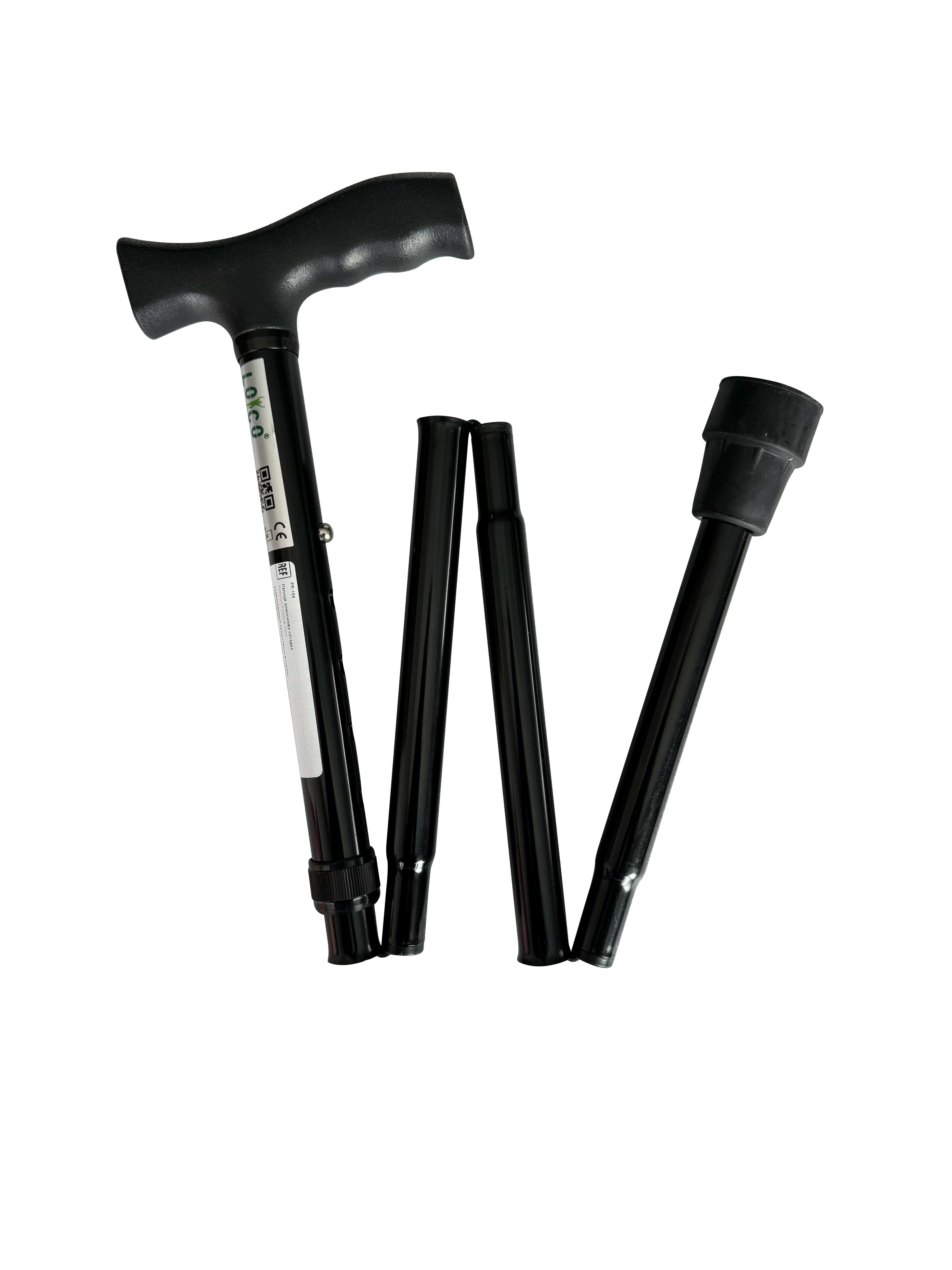 Палиця алюмінієва складна PR-104 Чорний