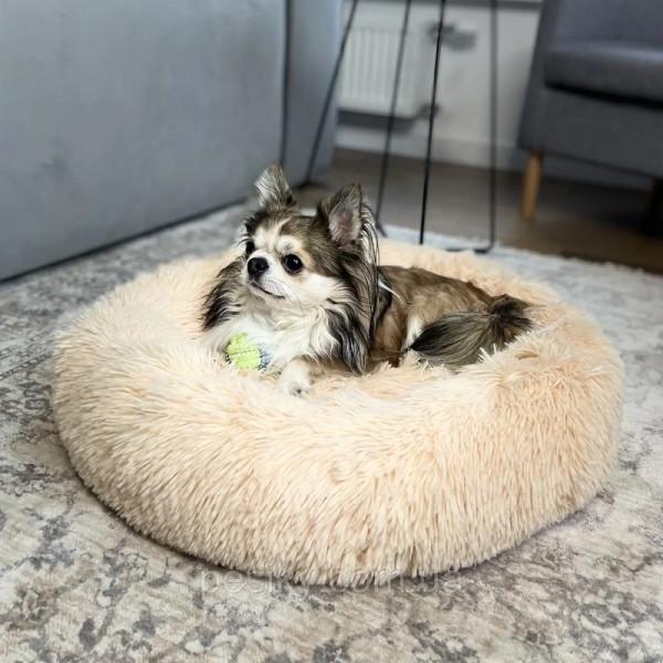 Леженка пушистая для кошек и собак 50 см (622-11) - фото 4 Леженка пушистая для кошек и собак 50 см (622-11) - фото 4