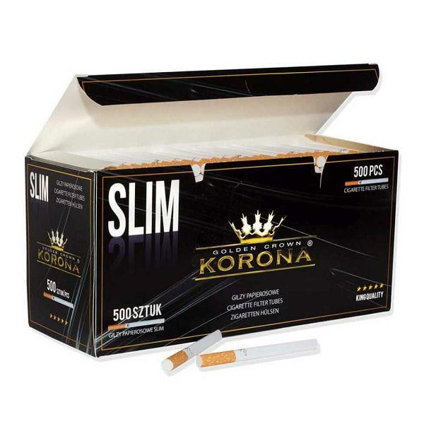 Гільзі для цигарок KORONA Slim 10000 шт. (5903111308192)