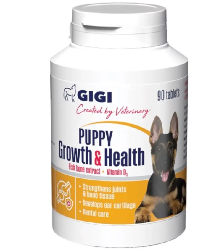 Ветпрепарат Паппи GiGi Growth & Health 90 таб. Ветпрепарат Паппи GiGi Growth & Health 90 таб.