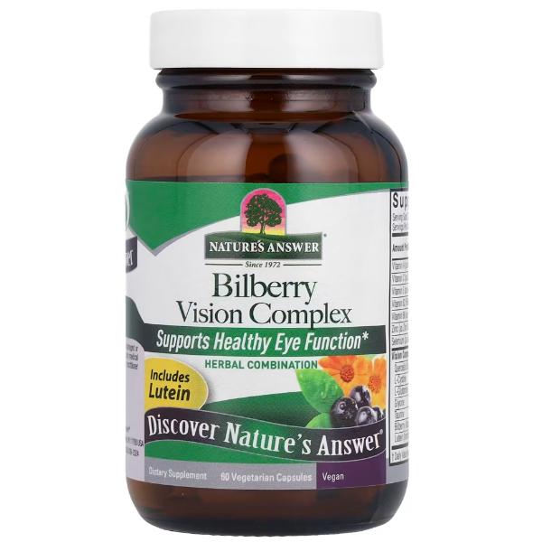 Натуральный комплекс профилактики зрения Nature's Answer Bilberry Vision Complex 60 вег. капс. (23712936) Натуральный комплекс профилактики зрения Nature's Answer Bilberry Vision Complex 60 вег. капс. (23712936)
