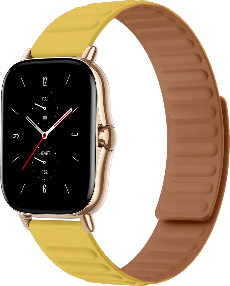 Ремешок Magneter для Amazfit GTS 2e Yellow (26628-0A)