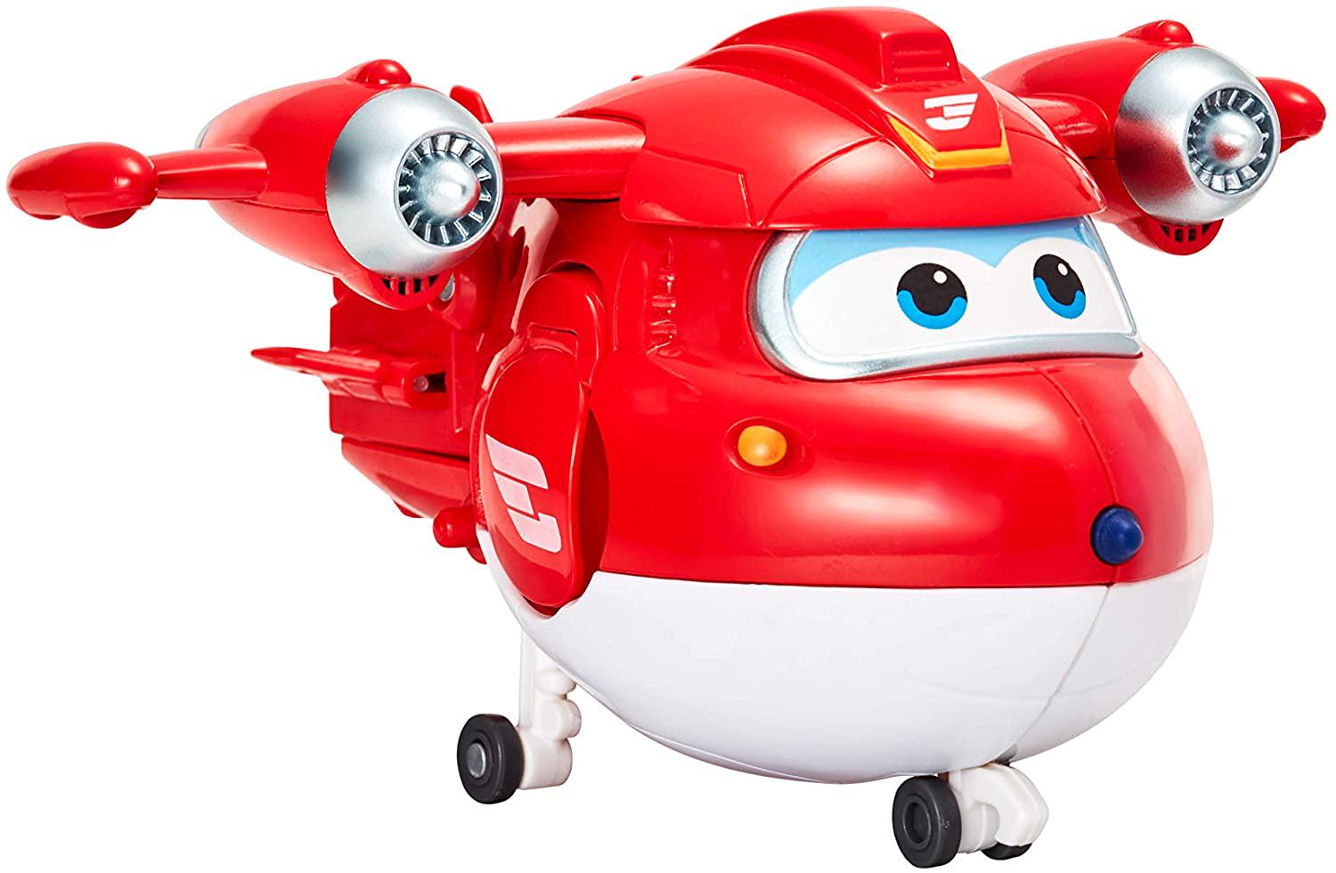 Фигурка Самолет-трансформер Джетт Супер крылья Super Wings Jett Transforming Supercharged (US740283) - фото 2