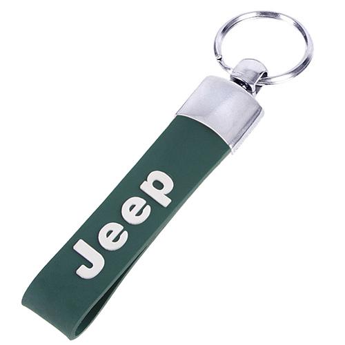 Брелок JEEP с резиновым ремешком Зеленый (00000029261)