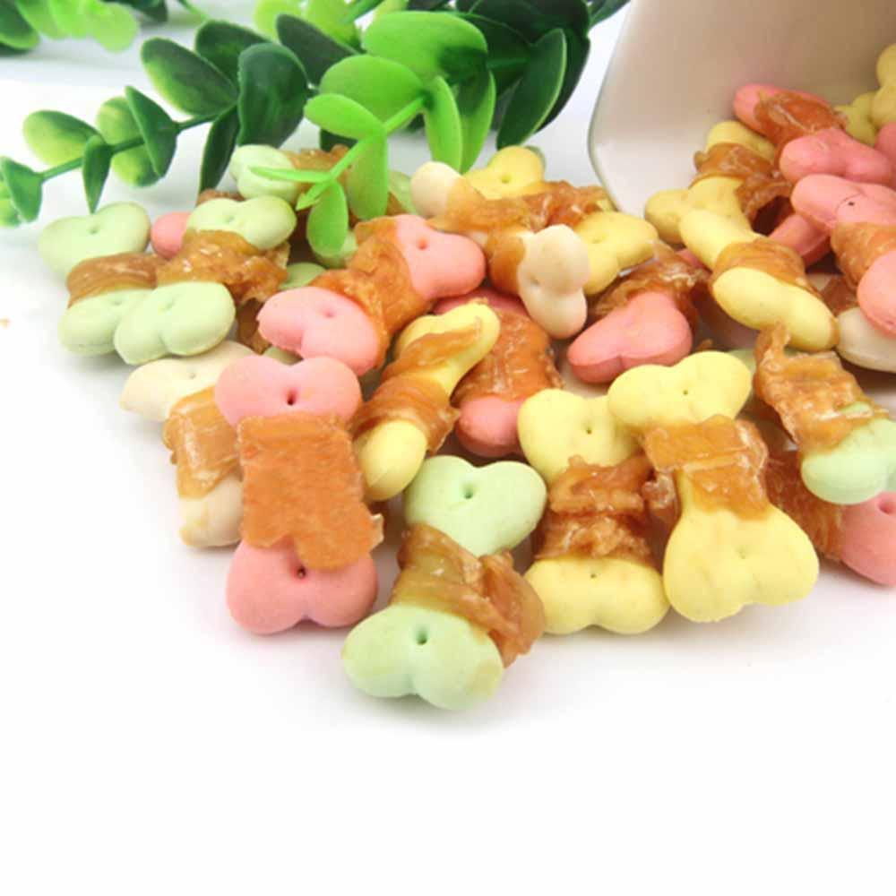 Лакомство для собак ZooFooD Печенье косточки с мясом курицы 3 см 500 г (1692458783)