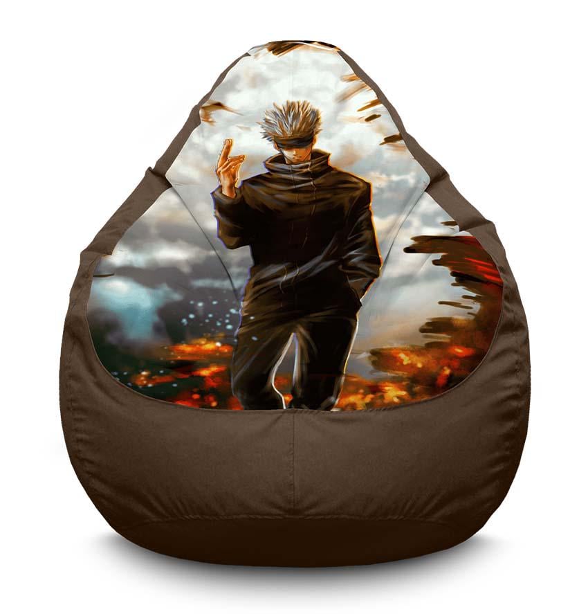 Кресло-мешок iPuff Gojo Jujutsu Kaisen оксфорд XXXL 100х135 см Коричневый (116979-2) Кресло-мешок iPuff Gojo Jujutsu Kaisen оксфорд XXXL 100х135 см Коричневый (116979-2)
