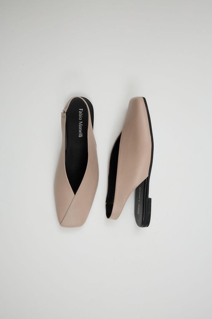 Босоножки женские Fabio Monelli кожаные р. 36 Бежевый (198726)