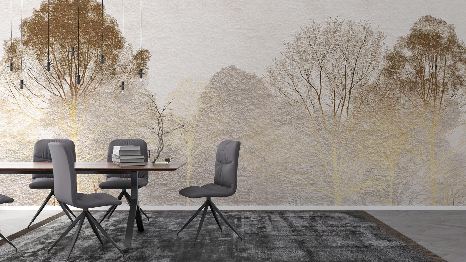 Фотообои флизелиновые Styleo Print-walls Лес в золотых оттенках 0815 400х250 см (Pw-0815/4) Фотообои флизелиновые Styleo Print-walls Лес в золотых оттенках 0815 400х250 см (Pw-0815/4)