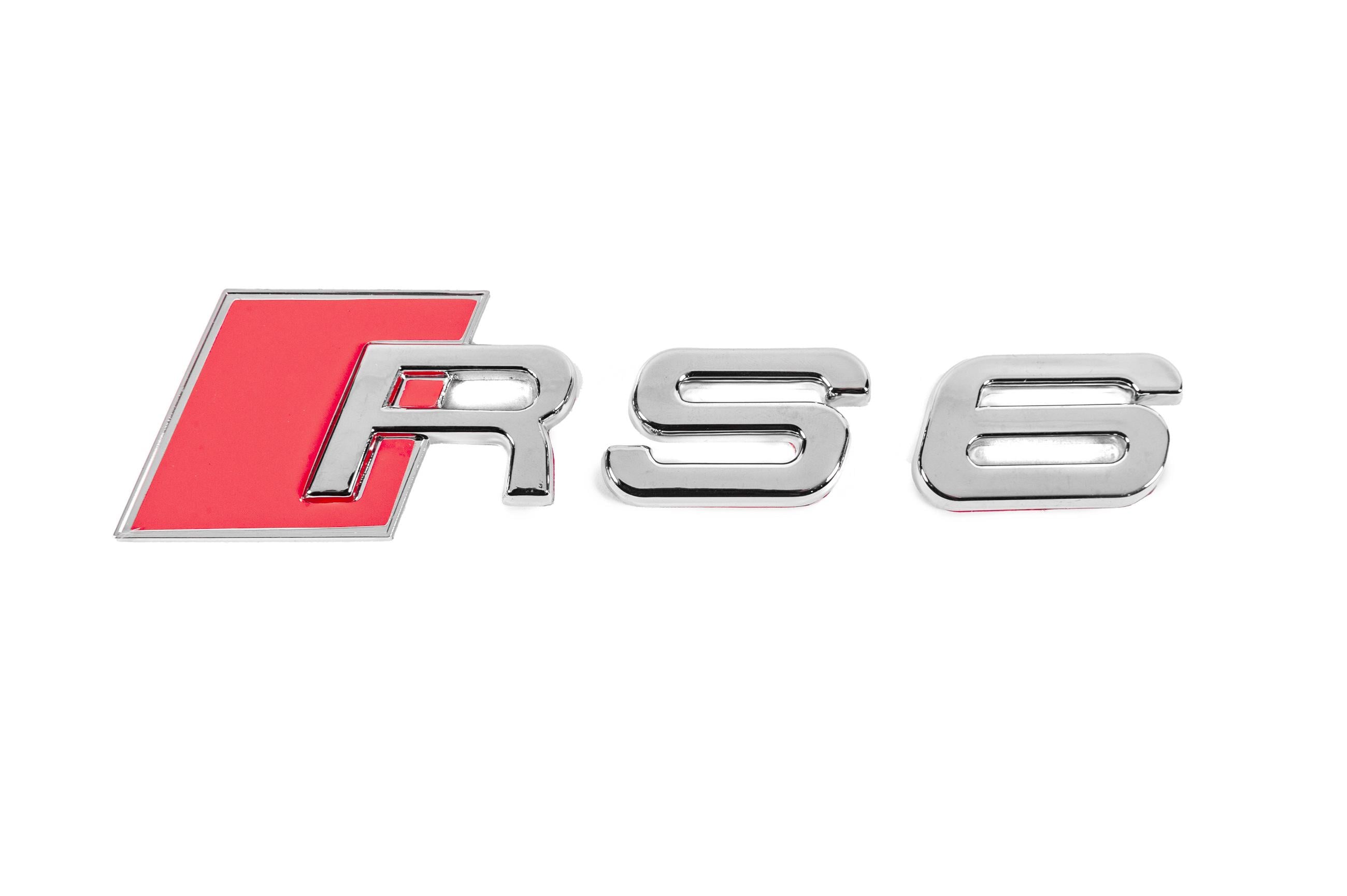 Надпись RS6 GT Tuning для Audi пластик (188910)