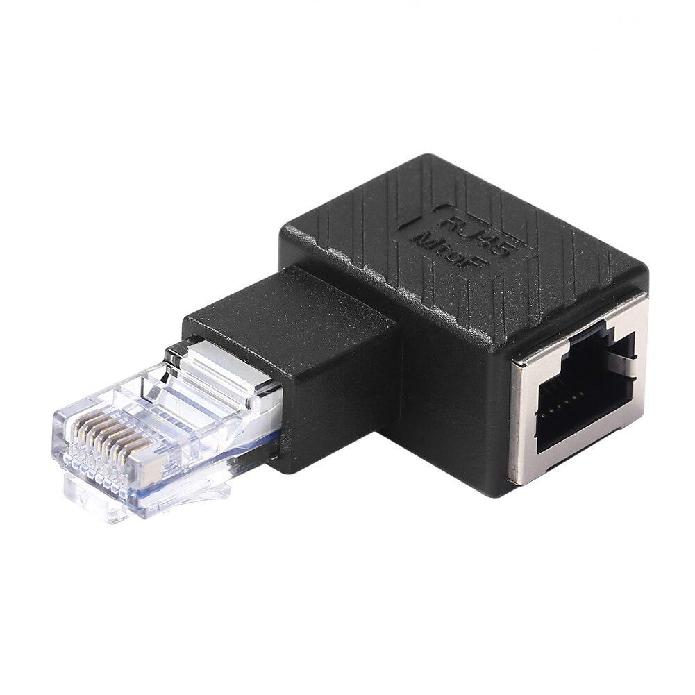 Переходник-соединитель SUNROZ LAN RJ45 папа - RJ45 мама Left (A48532)