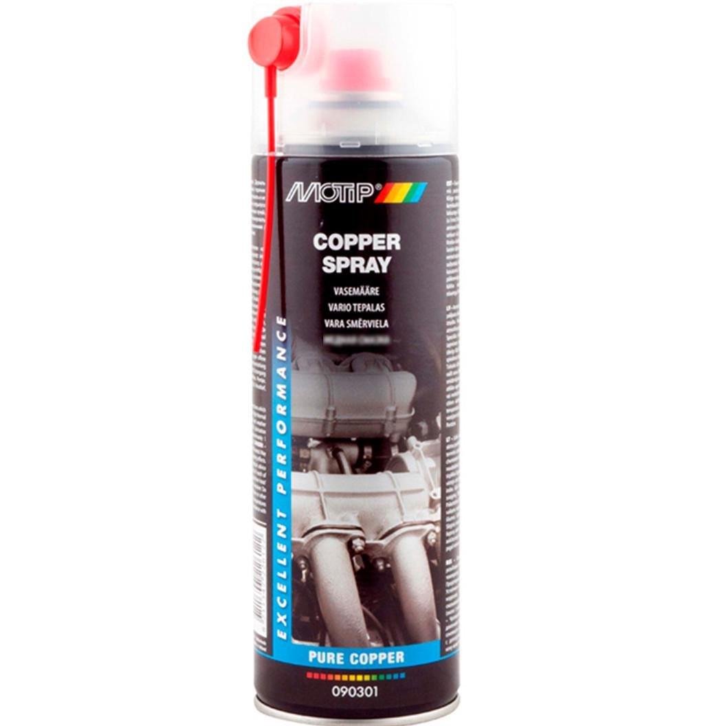 Мастило мідне високотемпературне Motip Copper Spray 500 мл