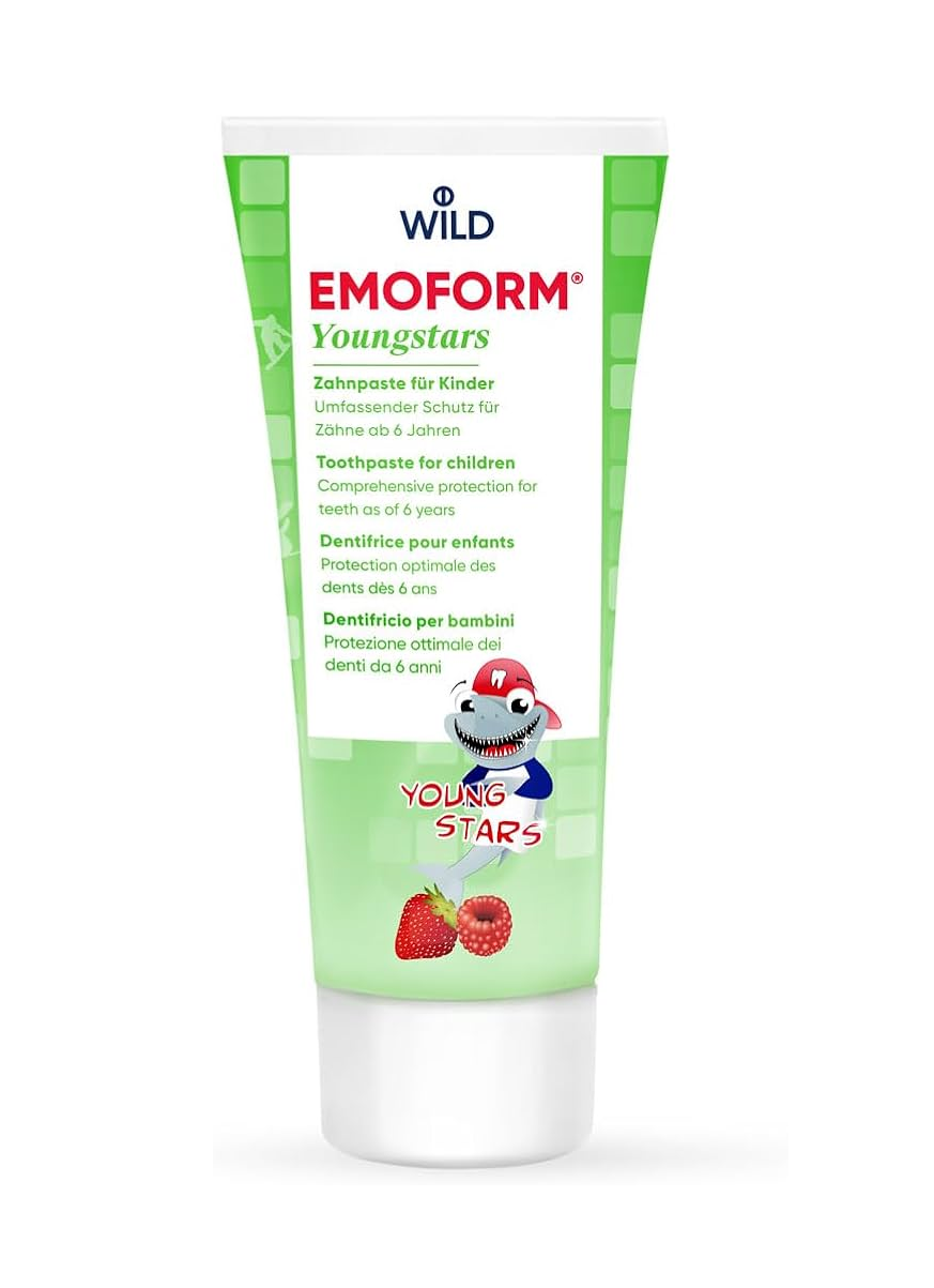 Зубная паста для детей Dr. Wild Emoform Youngstars с фтором от 6 до 12 лет 75 мл (26151549)