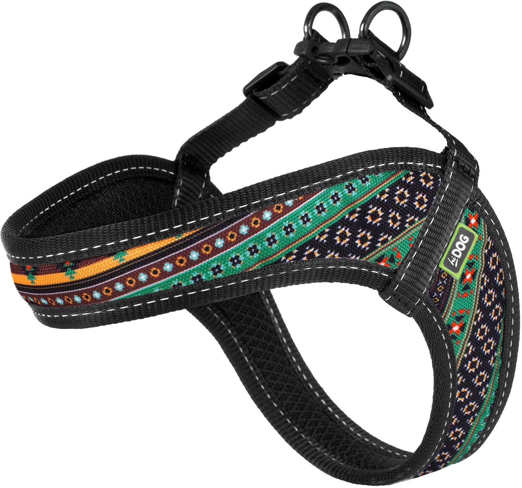 Шлея Hi Dog Comfort Boha охват грудной клетки S 36-42 см Green (2100102855015)