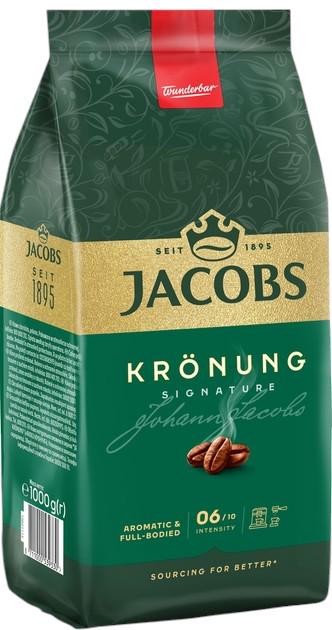 Кофе в зернах Jacobs Kronung 1000 г