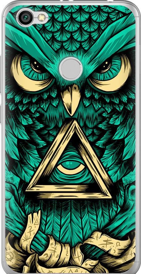 Чехол на Xiaomi Redmi Note 5A Prime Сова Арт-тату (3971u-1063-42517)