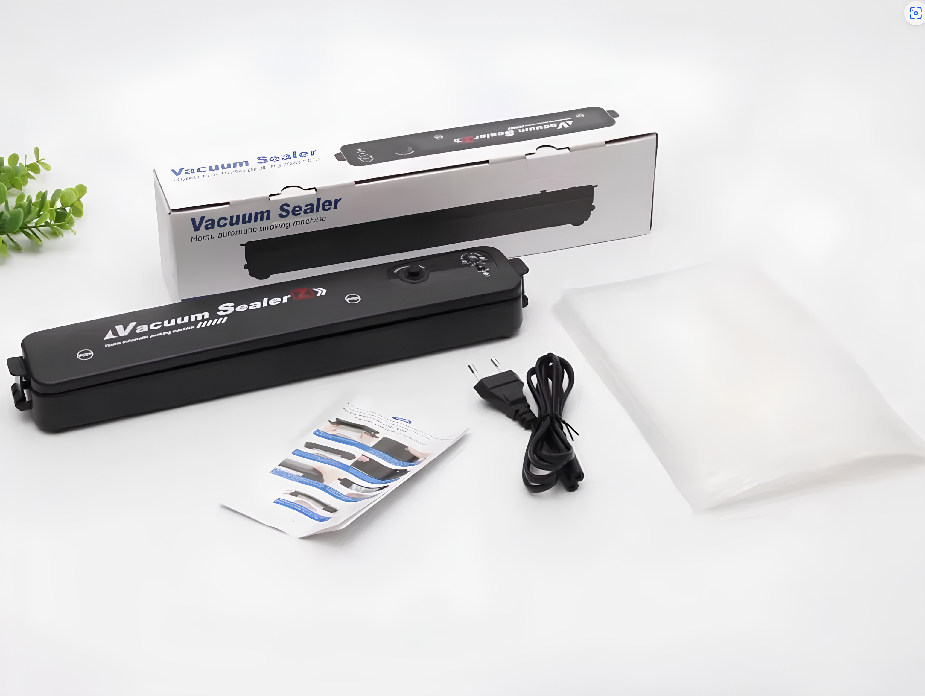 Вакуумний пакувальник побутовий Vacuum Sealer з 10 пакетами в комплекті (2472511834) Вакуумний пакувальник побутовий Vacuum Sealer з 10 пакетами в комплекті (2472511834)