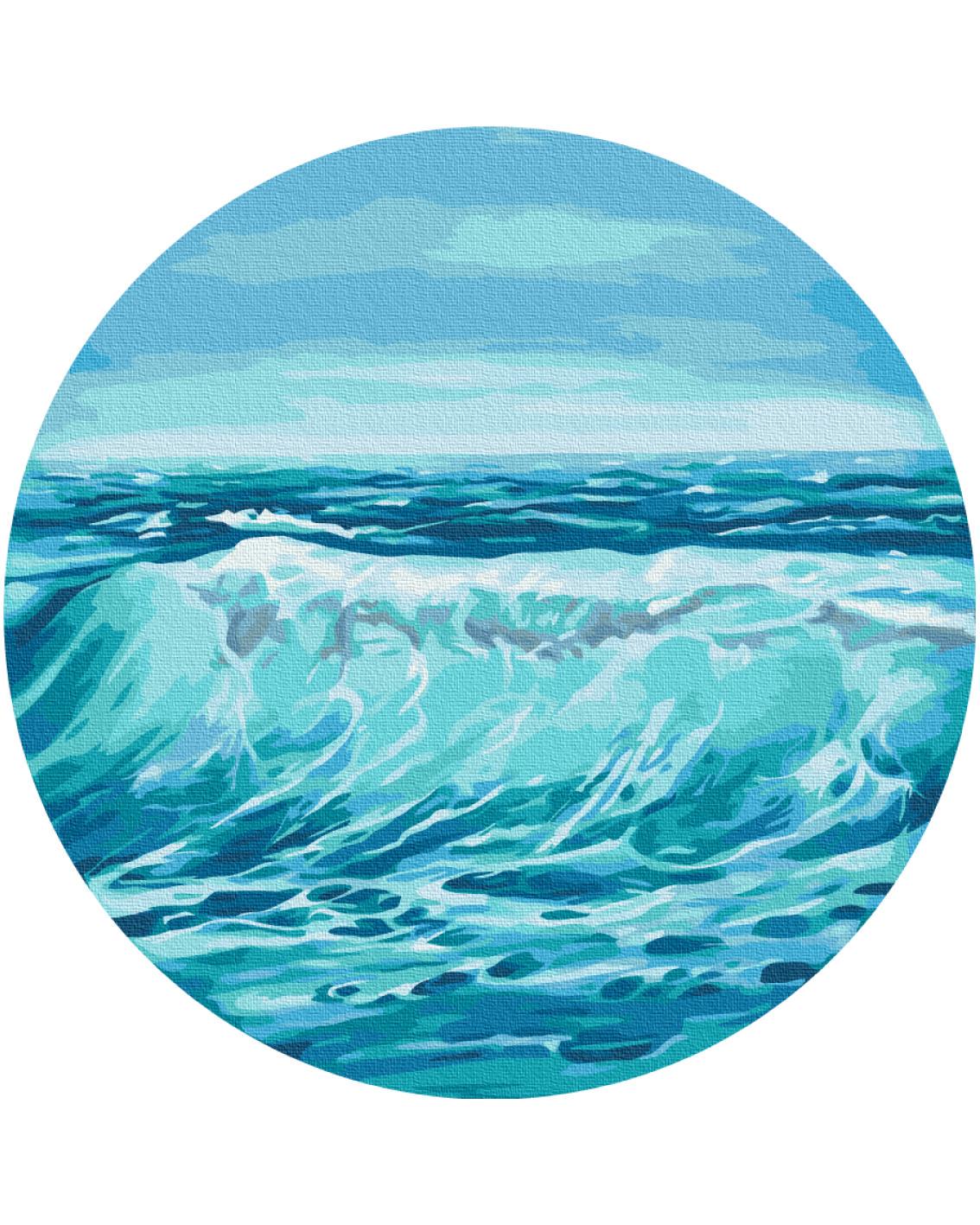 Картина по номерам Brushme Волна 30 см (RC00065M)