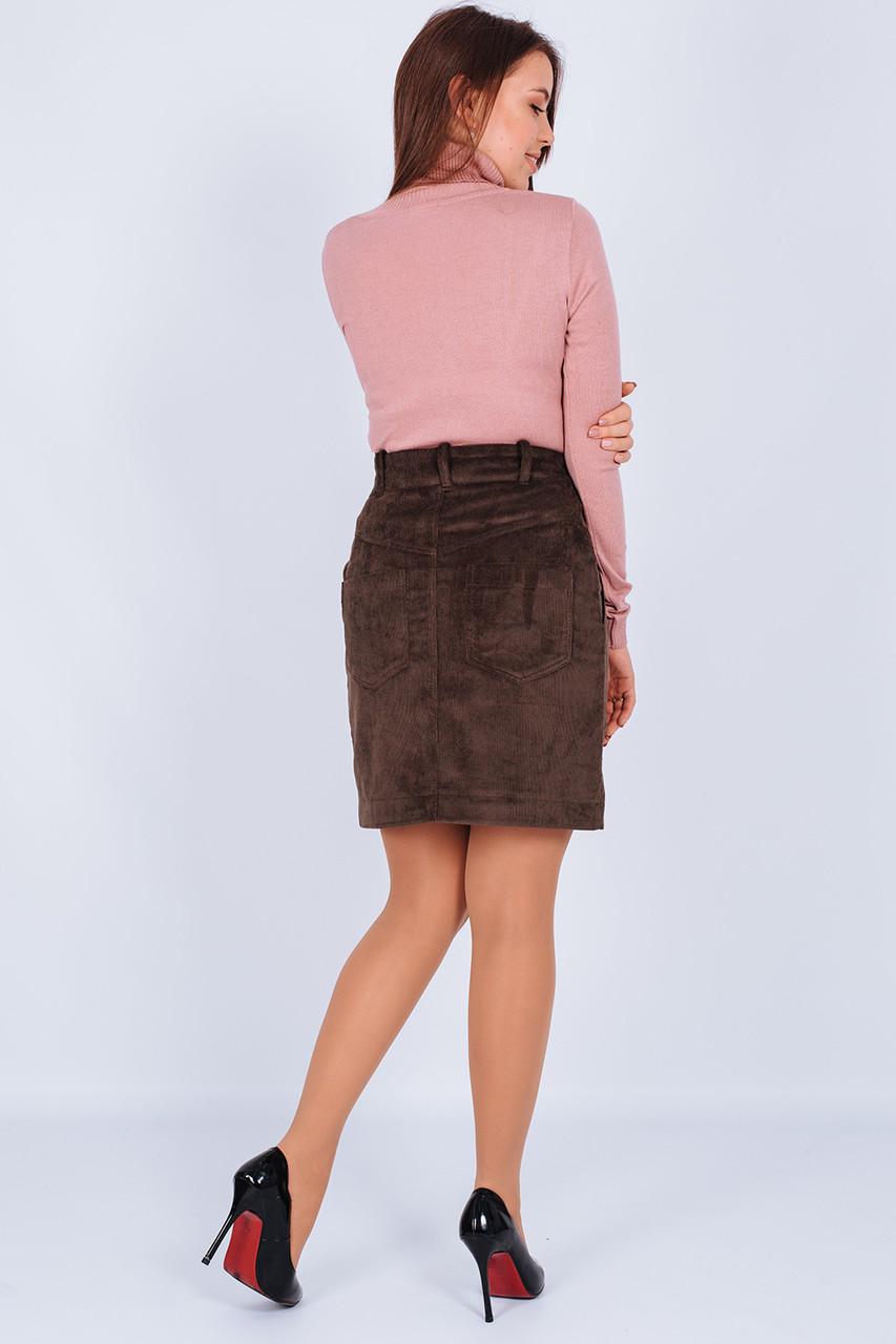 Юбка трапеция 800 S Brown - фото 2 Юбка трапеция 800 S Brown - фото 2
