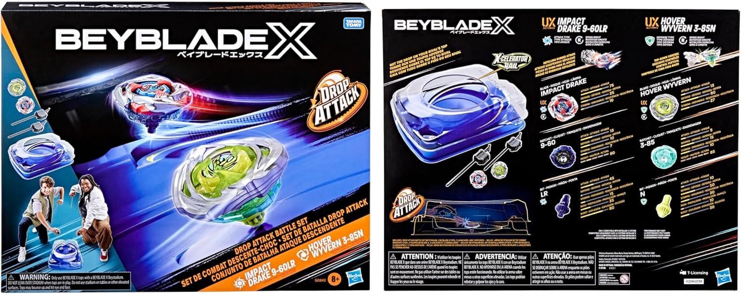 ᐉ Дитячий ігровий набір Beyblade X Drop Attack Battle Set (BB025