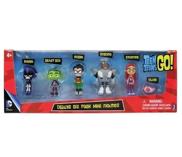 Фігурки Teen Titans Go Deluxe Юні Титани вперед Підлітки ПВХ 6 шт. 5 см