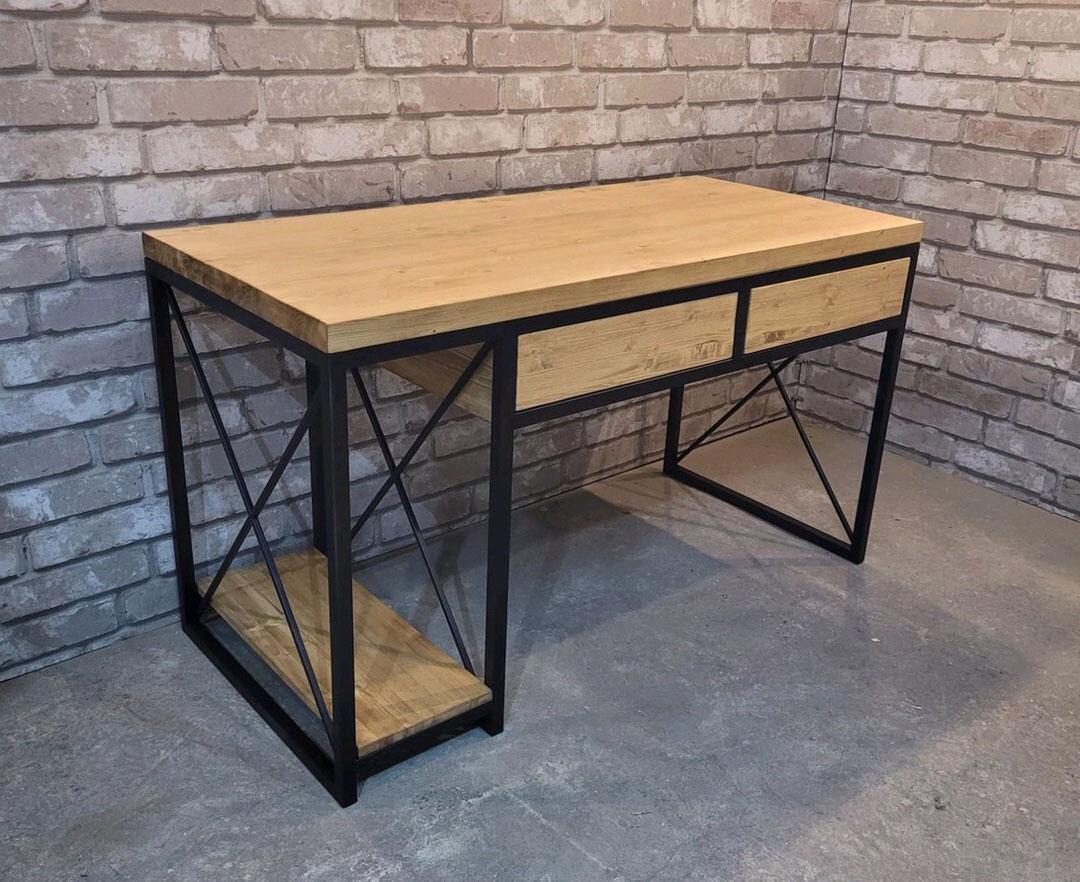 Компьютерный стол EcoLoft Лофт IN-2155 Коричневый (23511288) Компьютерный стол EcoLoft Лофт IN-2155 Коричневый (23511288)