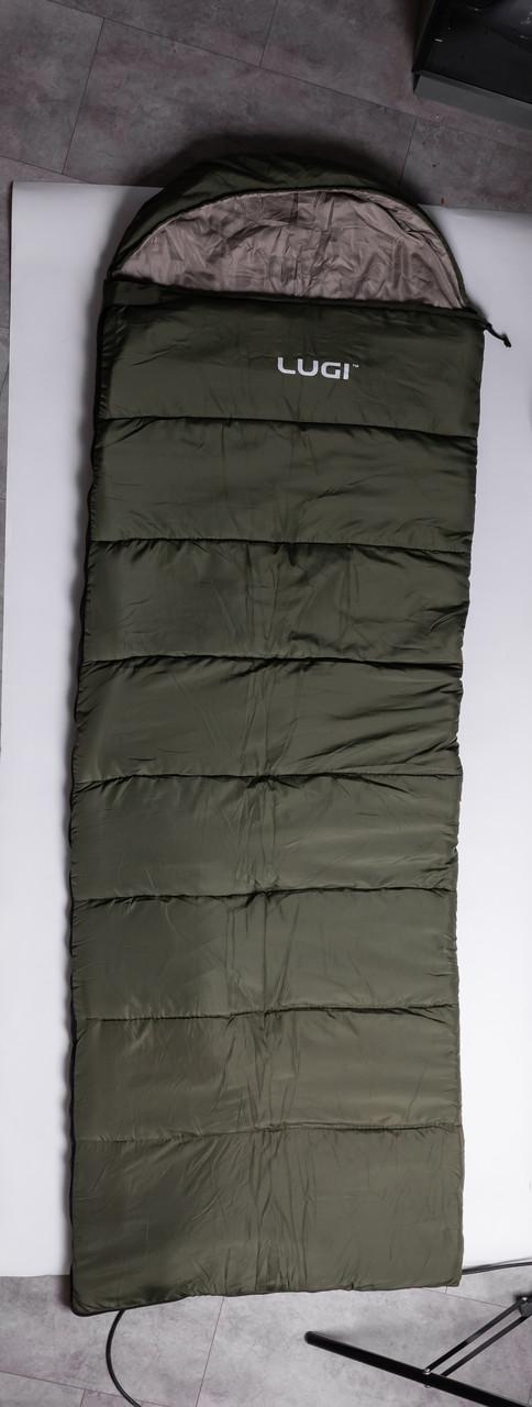 Мішок спальний з капюшоном 210х70 см Хакі (LU-010)