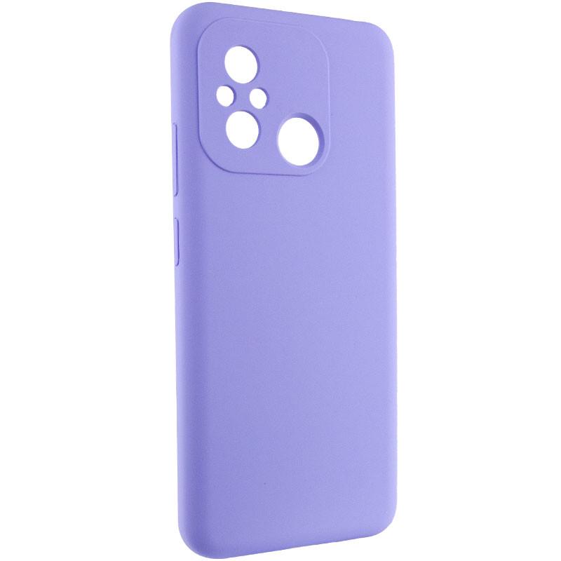 Противоударный Чехол Silicone Cover Lakshmi Full Camera (AAA) для Xiaomi Redmi 12C Сиреневый / Dasheen - фото 2