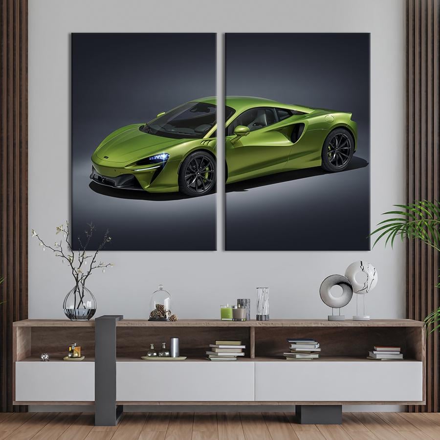 Картина на холсте Люксовый спорткар McLaren Artura 111x81 см (1281-2)