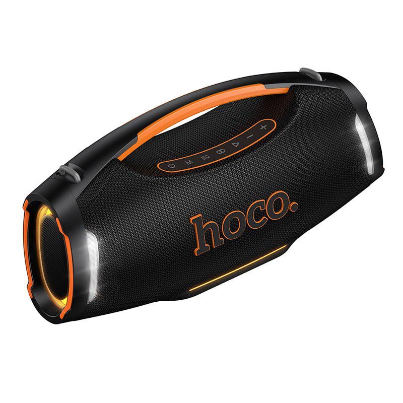 Акустика портативная Hoco HT4 Pro Wave 370W/2.2-канал/Bluetooth/2 беспроводные микрофоны/RGB-подсветка/4000 mAh/AUX/USB/TF (38399069)