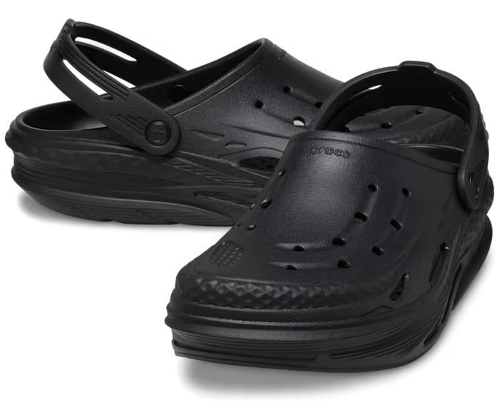 Ladies black crocs hotsell